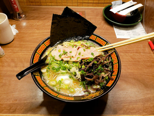 Japanese Ramen Bowl Set for Two — Authentic Donburi, Renge Spoons & Chopsticks from Japan