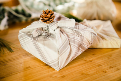 Furoshiki Gift Wrapping Cloth Set from Japan — 3 Traditional Cotton Cloths, with English Guide