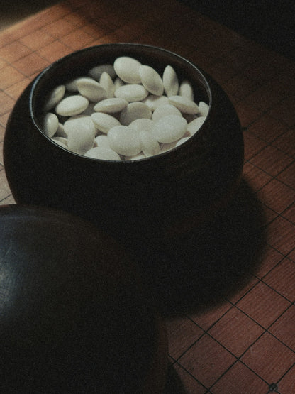 Japanese Go (Igo) Starter Set from Japan — Folding Board, Stones & Bowls with English Guide