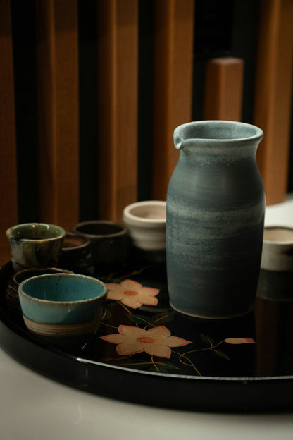 Japanese Sake Cup Set from Japan — Tokkuri & Ochoko Ceramic Set (with English Guide)