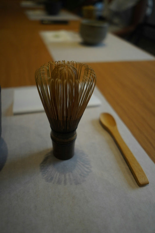 Japanese Ikebana Flower Arranging Starter Set from Japan — Ceramic Suiban Vase & Brass Kenzan, with English Guide